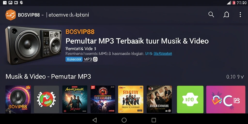 Antarmuka BOSVIP88 dengan fitur Pemutar MP3 yang intuitif.