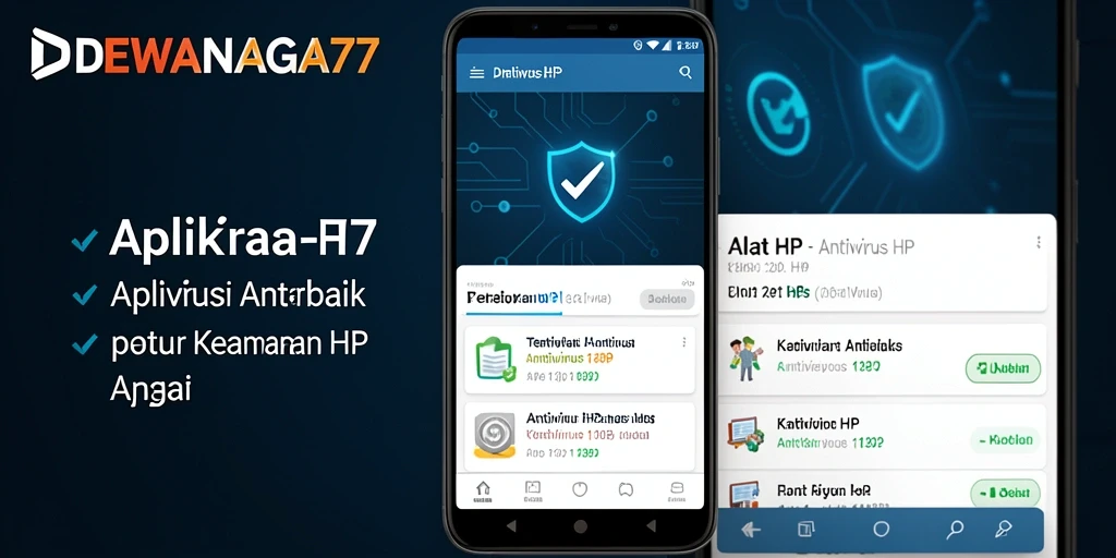 Antarmuka DEWANAGA77 yang intuitif untuk perlindungan Antivirus HP.
