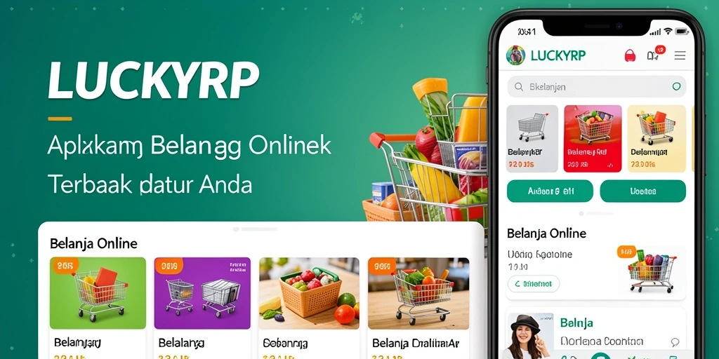 Tampilan antarmuka pengguna LUCKYRP yang modern dan intuitif.