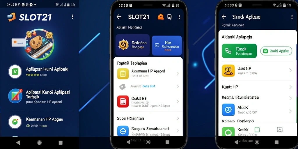 Tampilan antarmuka SLOT21 yang sederhana dan fungsional.